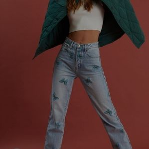 PacSun Butterfly Jeans